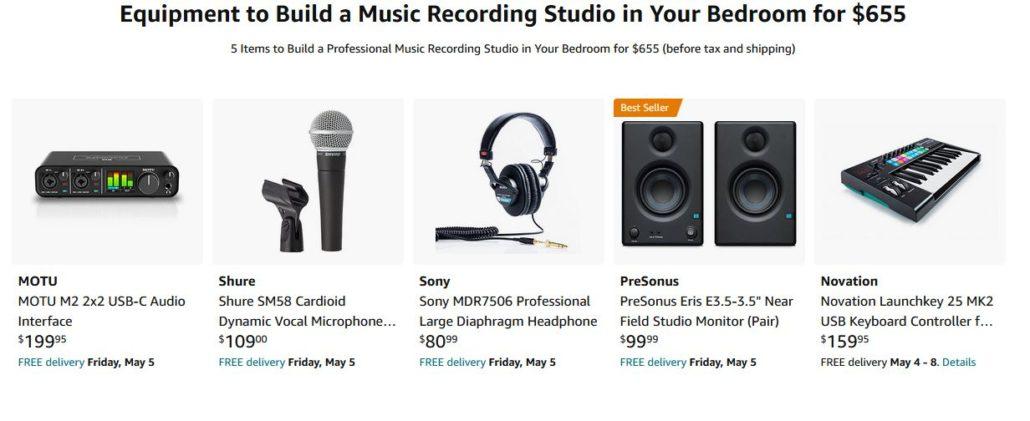 Build a Music recording Studio for under a thousand dollars - Cosmicus