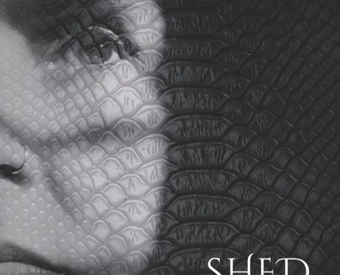Natalie Nokomis Shed Cover Art Snake shedding its skin